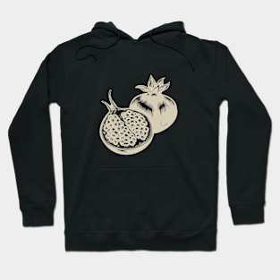 Pomegranate Retro style Hoodie